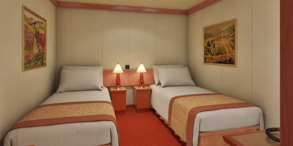 carnival sunrise interior room with 3 beds